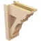 Ekena Millwork 6-in W x 12-in D x 16-in H Balboa Trad Rough Cedar Woodgrain TimberThane Outlooker, Primed Tan OUTUR060X12X16BOA04RCPR - alternate 2